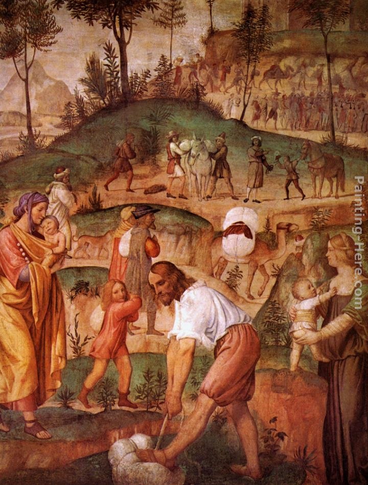 Bernardino Luini Rest on the Flight to Egypt [detail]